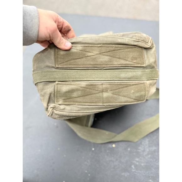 Vintage US Army Canvas Field Bag C-189 XGR Military Utility Satchel - Picture 6 of 6